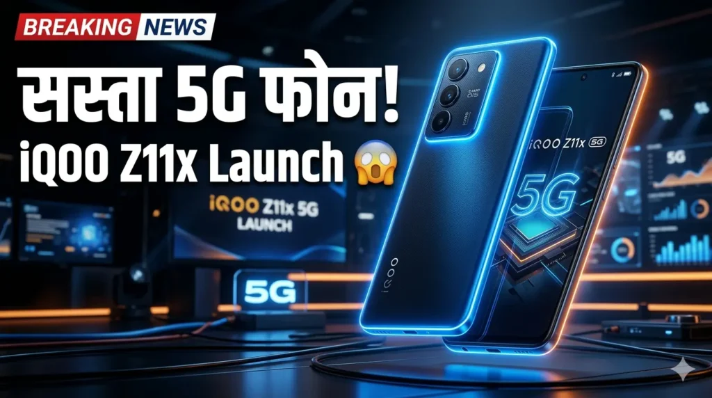 iqoo z11x 5g smartphone launch india budget 5g phone features