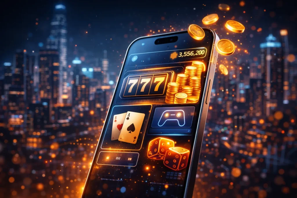 smartphone gaming app with digital currency economic impact
