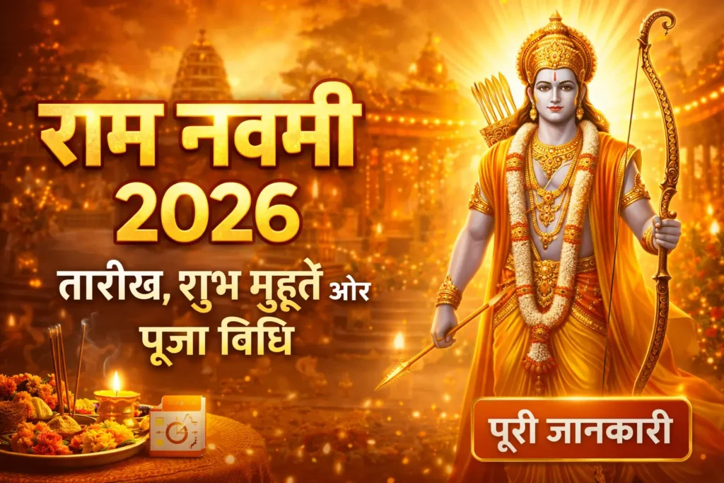 राम नवमी 2026 – जानें तारीख, शुभ मुहूर्त और पूजा विधि