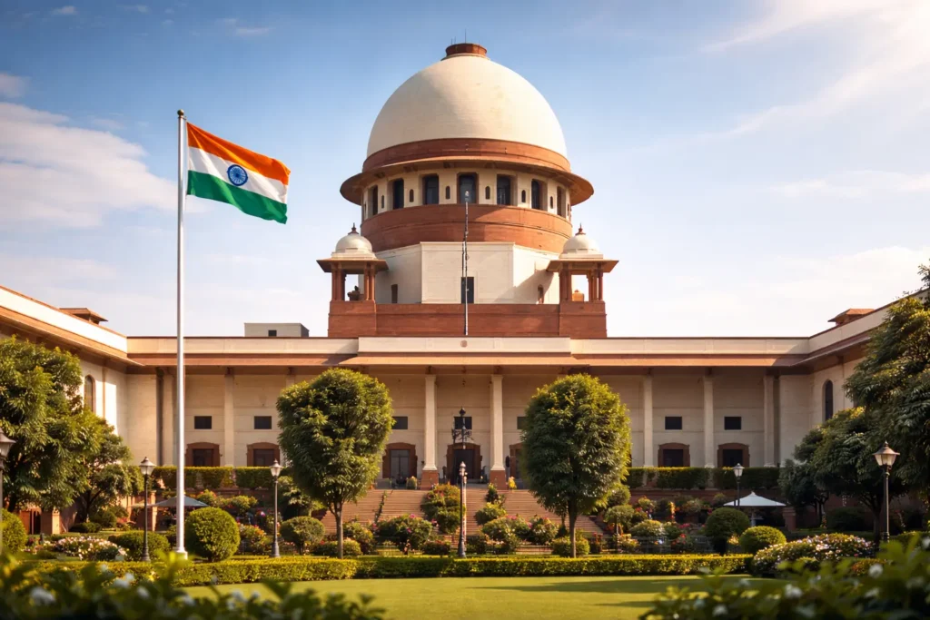 supreme court of india building exterior news style image