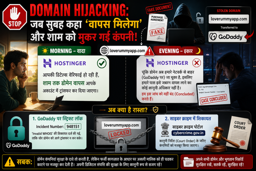 Domain Hijacking loverummyapp.com: जब सुबह कहा 'वापस मिलेगा' और शाम को मुकर गई कंपनी!